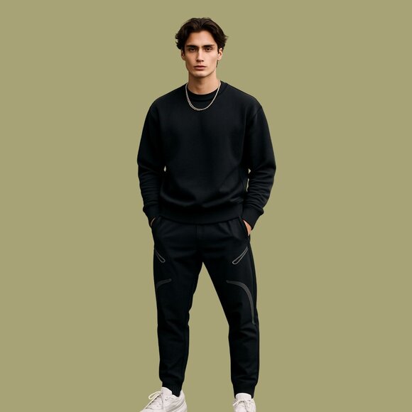 Under Armour Black Zip Pocket Joggers Men’s Size Large – Athletic Sweatpants - Picture 1 of 8